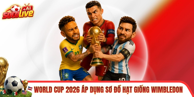 World Cup 2026 áp dụng sơ đồ hạt giống Wimbledon 