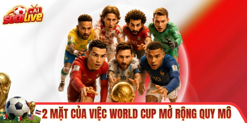Những mặt lợi và hạn chế của World Cup mở rộng quy mô